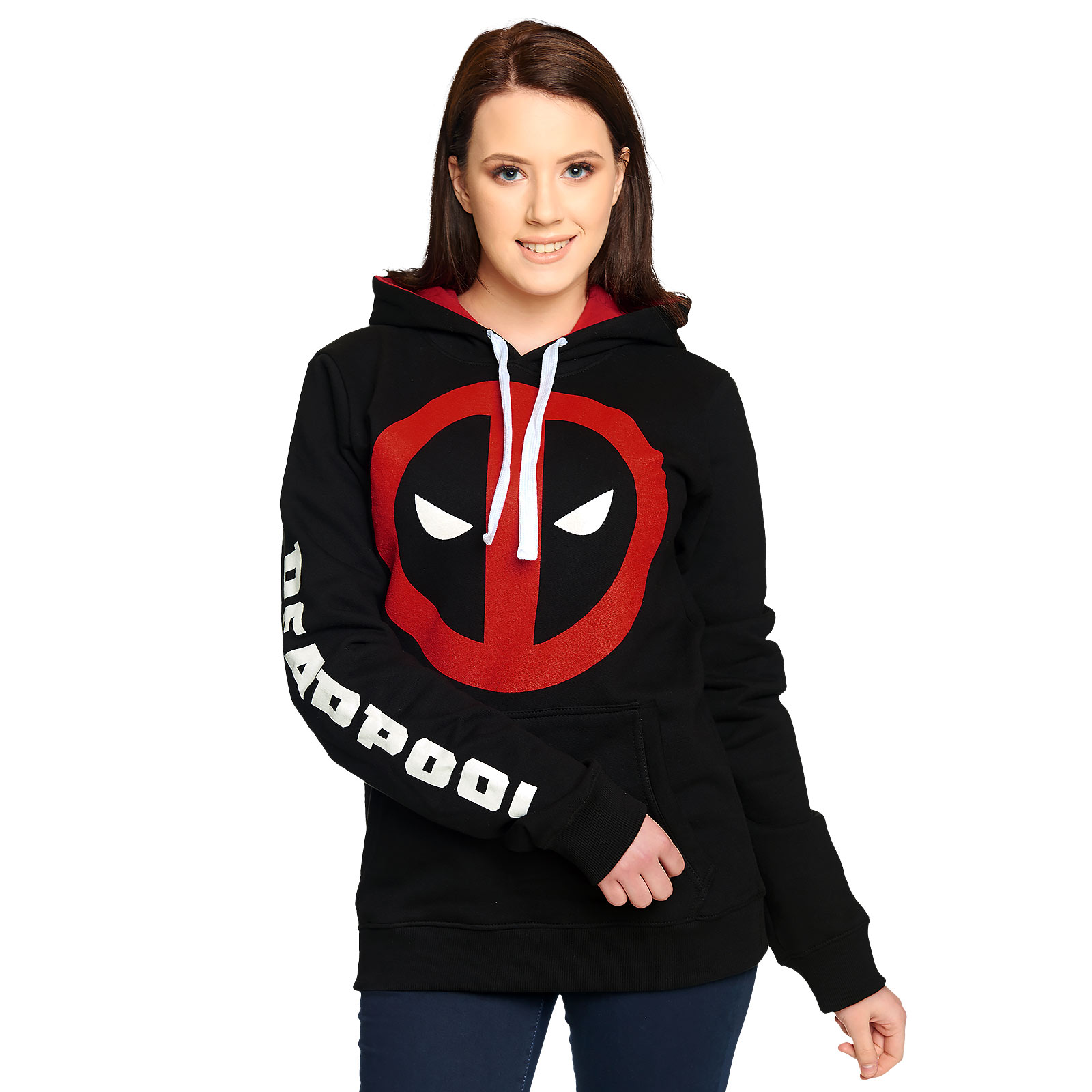 Deadpool - Eyes Logo Hoodie schwarz