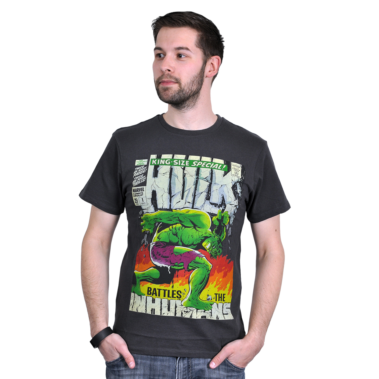 Hulk - Marvel Poster T-Shirt grau