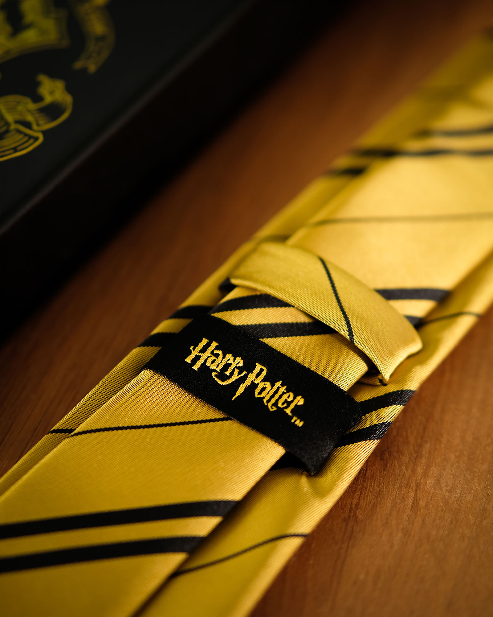 Harry Potter - Hufflepuff Krawatte mit Geschenkbox