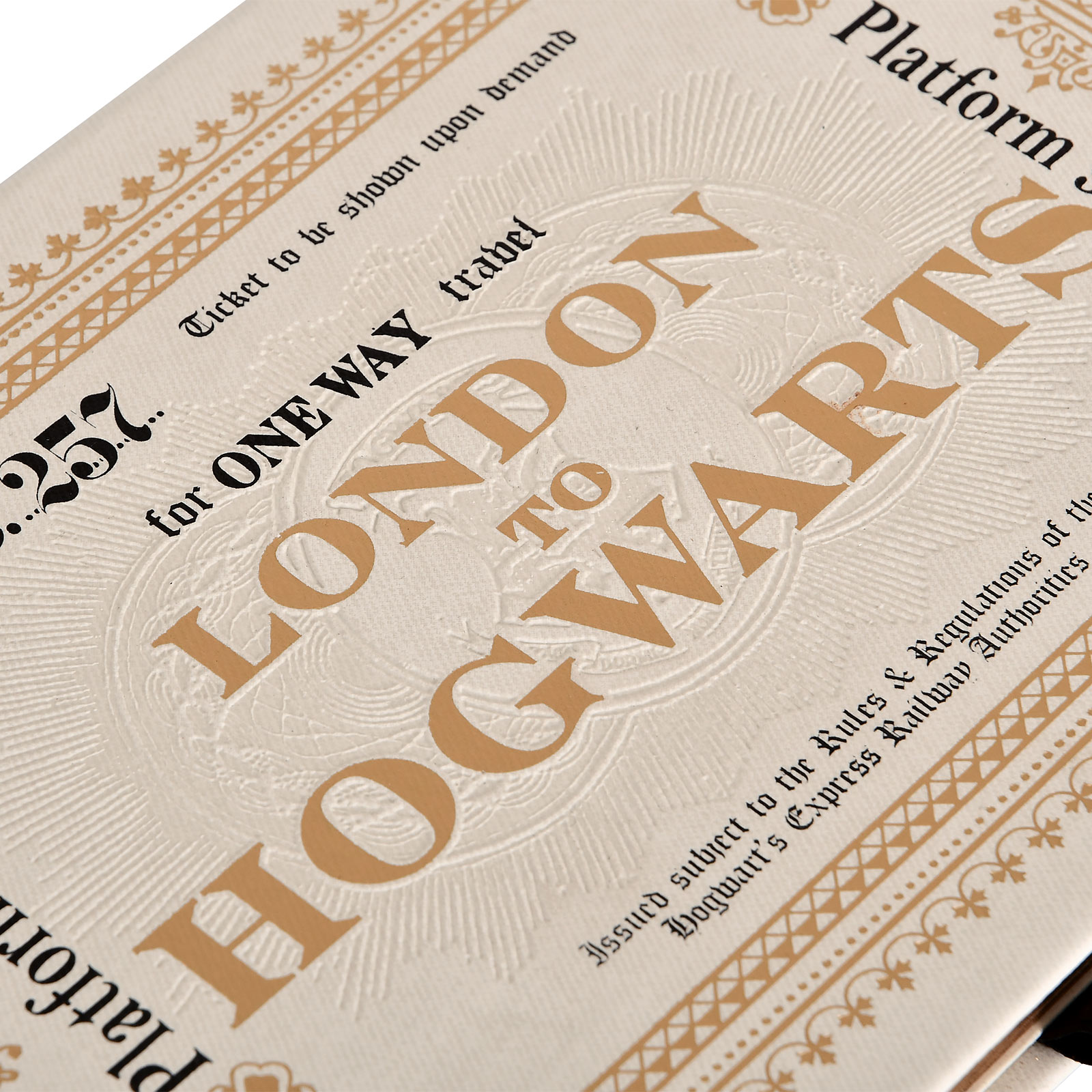 Harry Potter - Hogwarts Express Ticket Premium Notizbuch A5