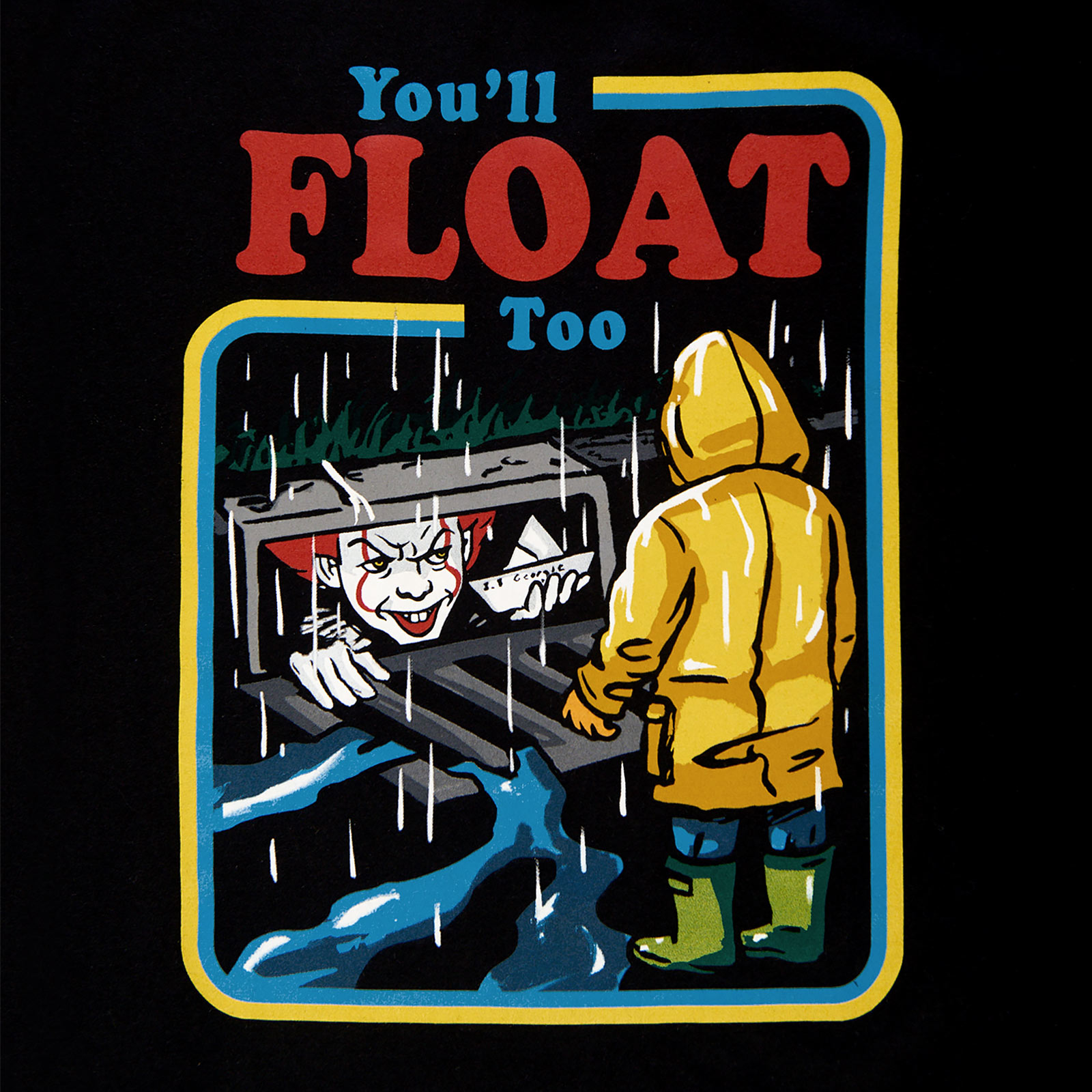 Stephen Kings ES - You'll Float Too Comic T-Shirt schwarz