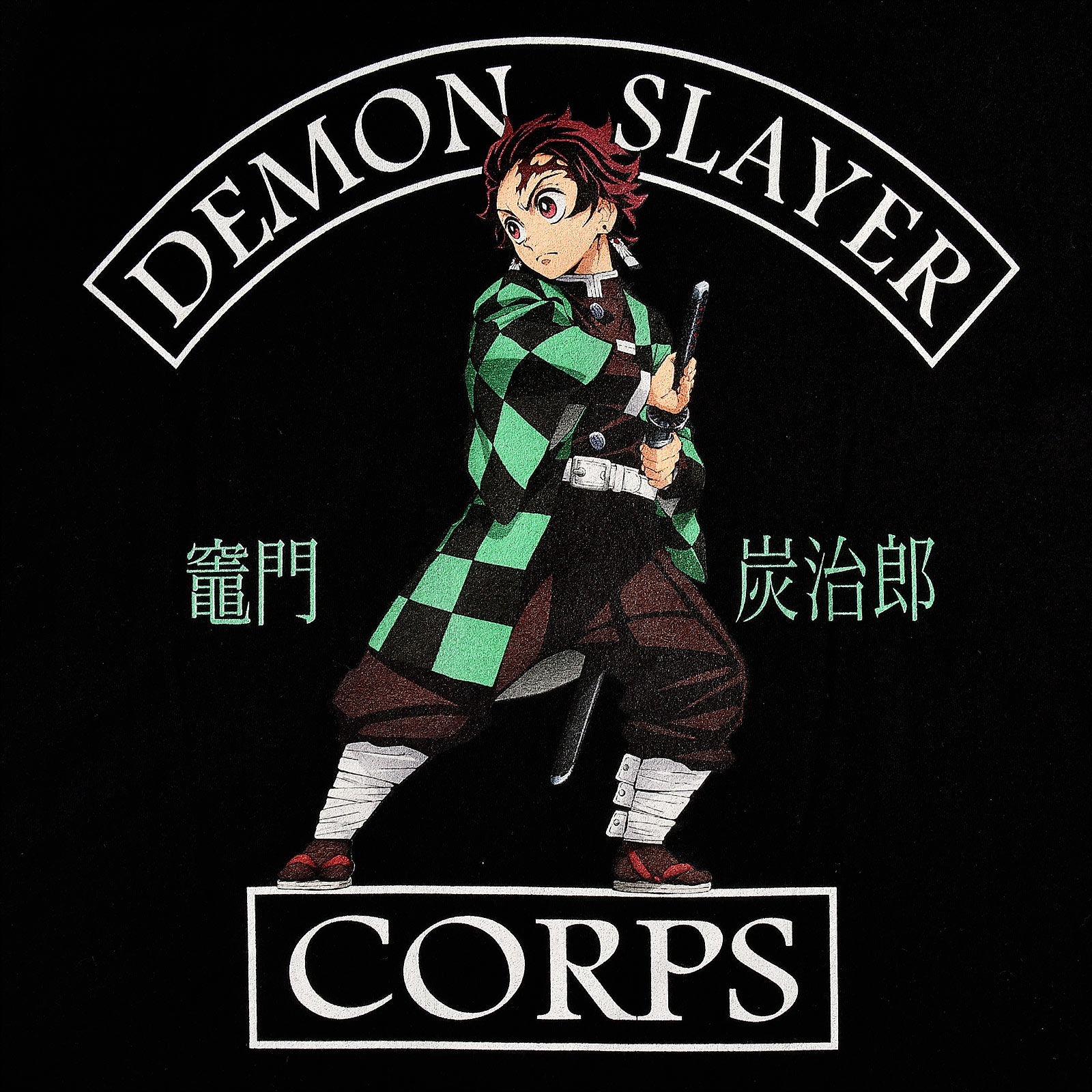 Demon Slayer - Tanjiro Kamado T-Shirt schwarz