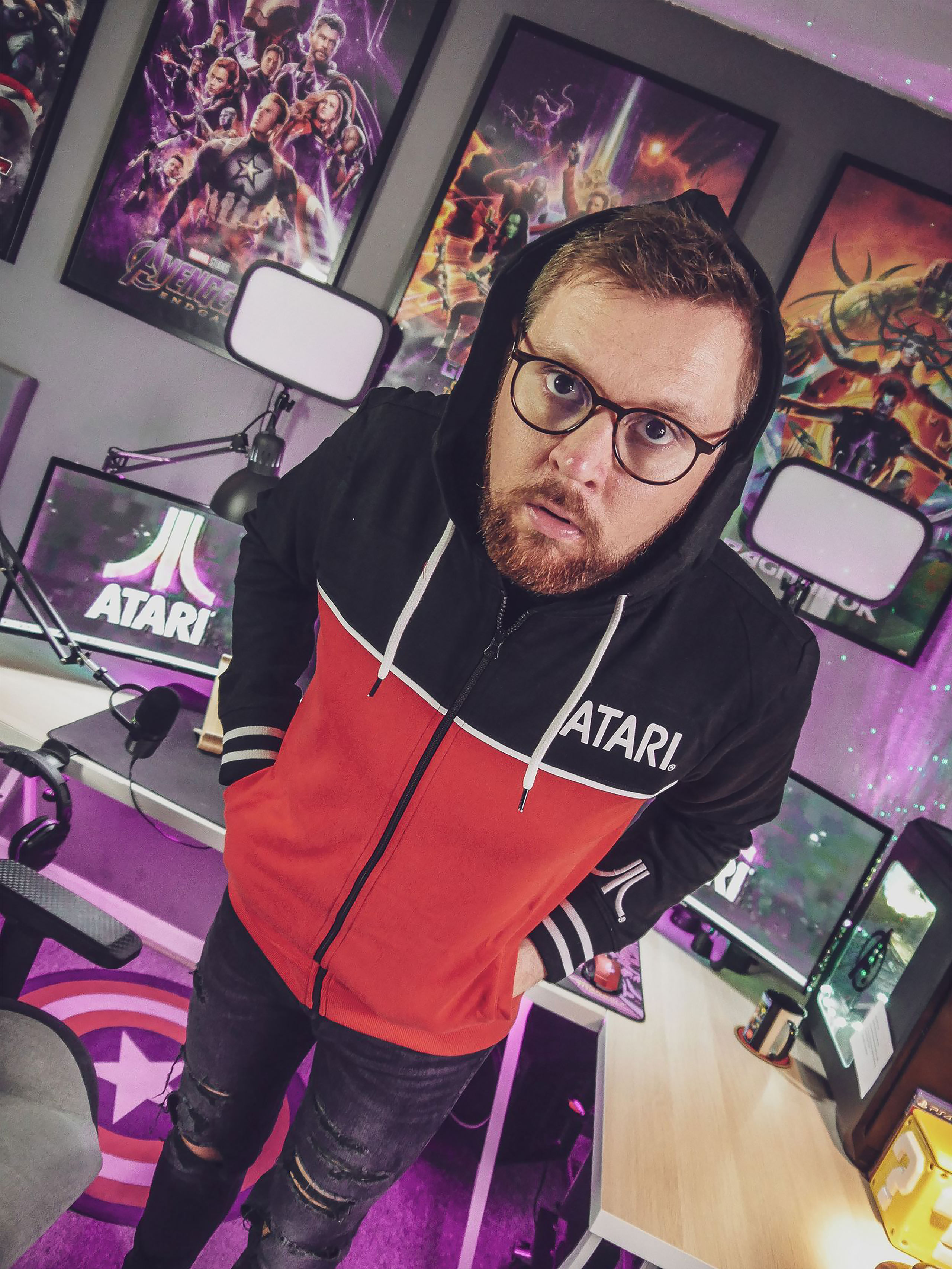 Atari - Logo Kapuzenjacke