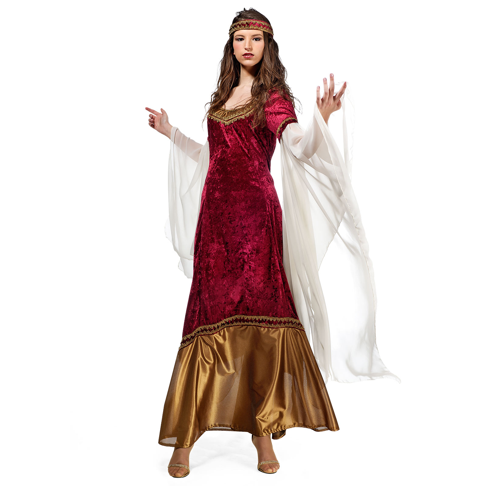 Mystica Prinzessin rot - Kostüm Damen