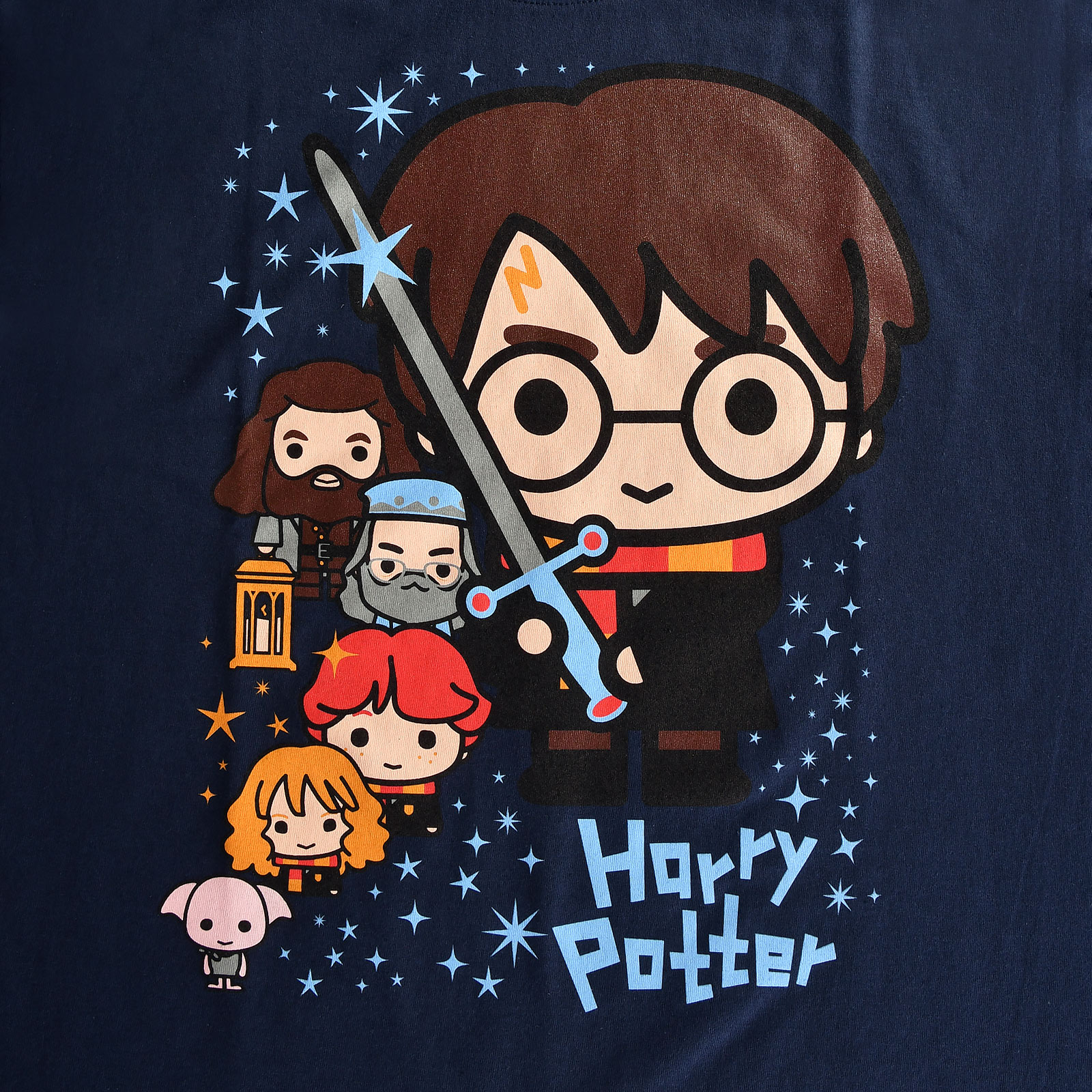 Harry Potter And Friends Chibi T-Shirt blau