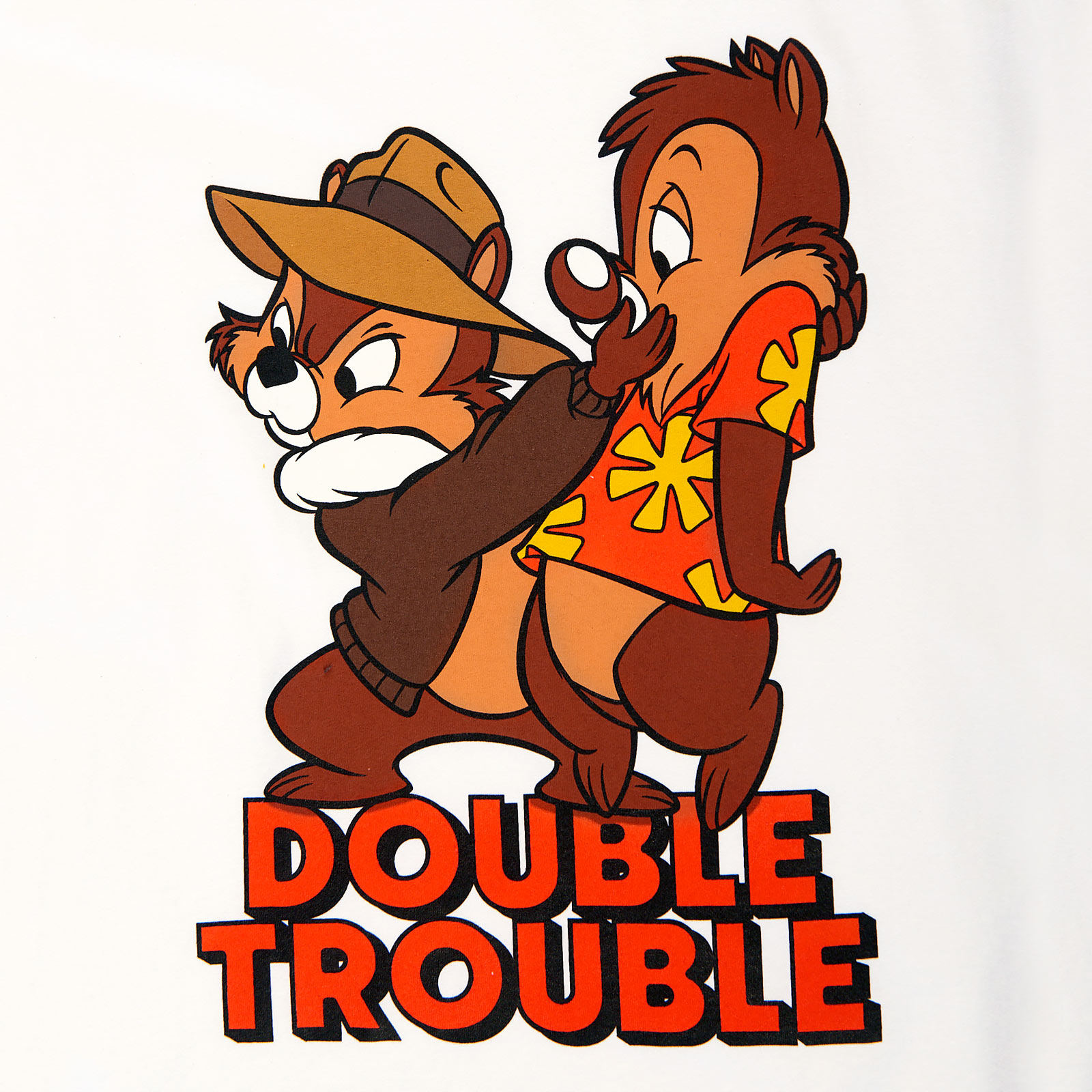 Chip und Chap - Double Trouble T-Shirt Damen weiß