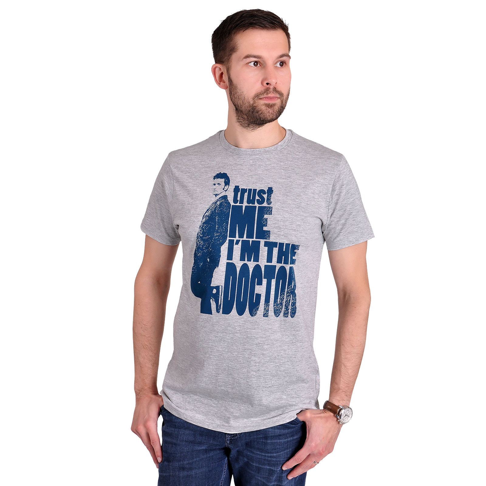 Doctor Who - Trust Me I'm the Doctor T-Shirt grau
