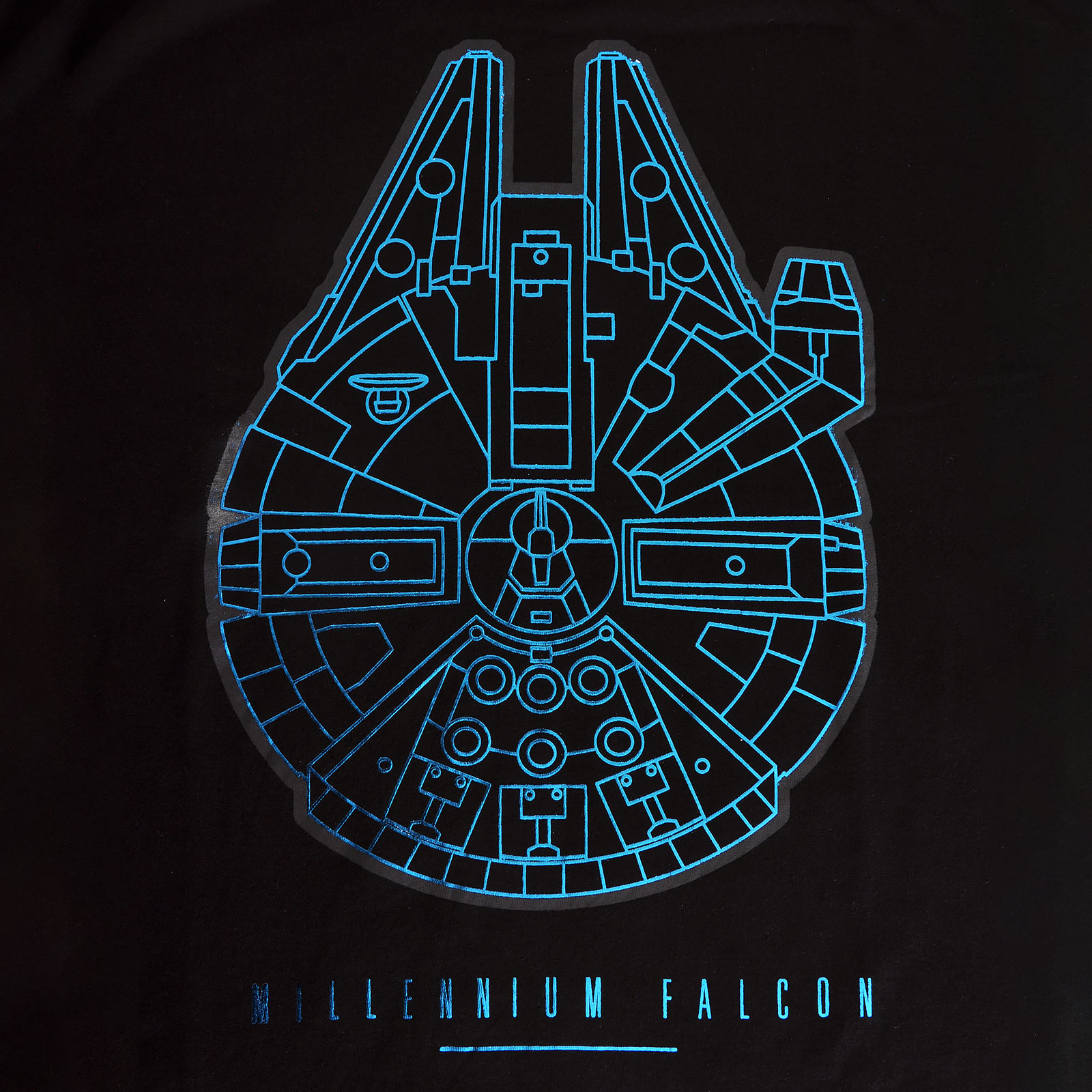 Star Wars - Millennium Falcon T-Shirt schwarz