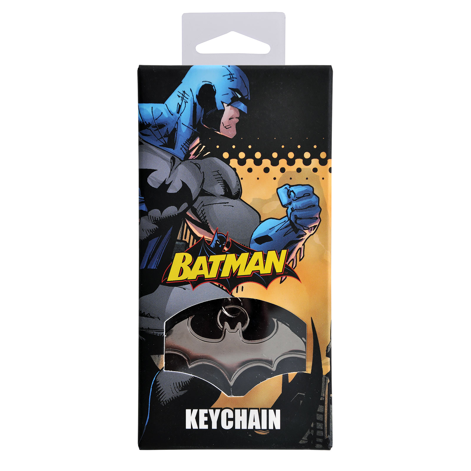 Batman Logo Schlüsselanhänger, schwarz
