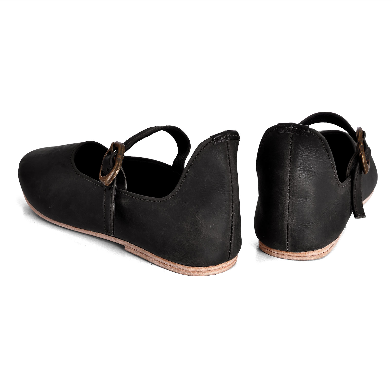 Mittelalter Schuhe Cecilie Damen schwarz