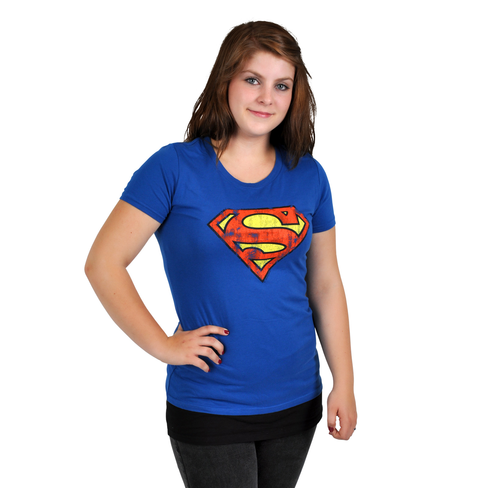 Superman - Logo Girlie Shirt