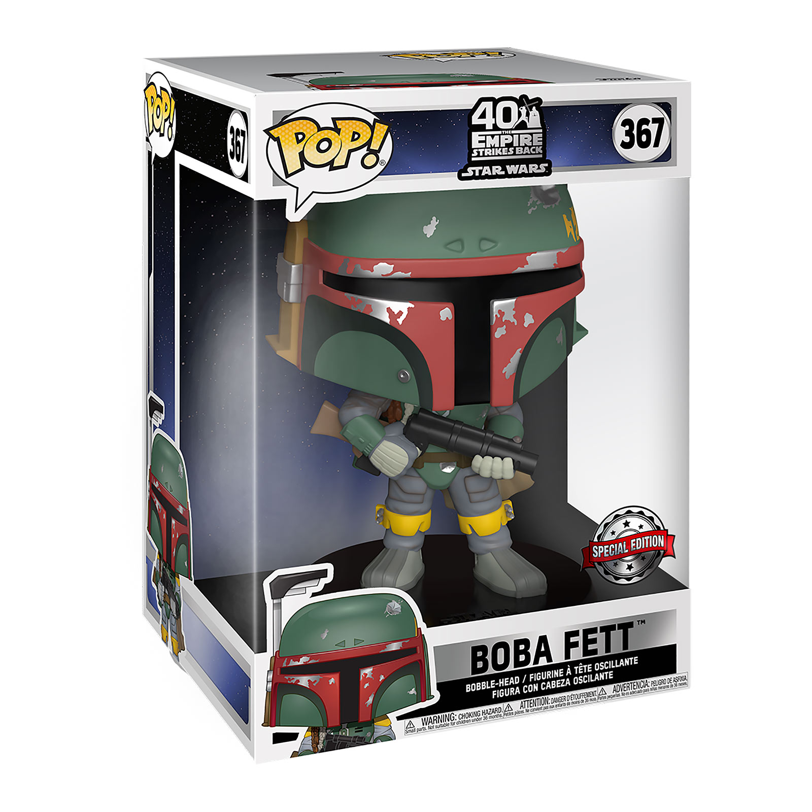 Star Wars - Boba Fett Funko Pop Wackelkopf-Figur 28,5 cm