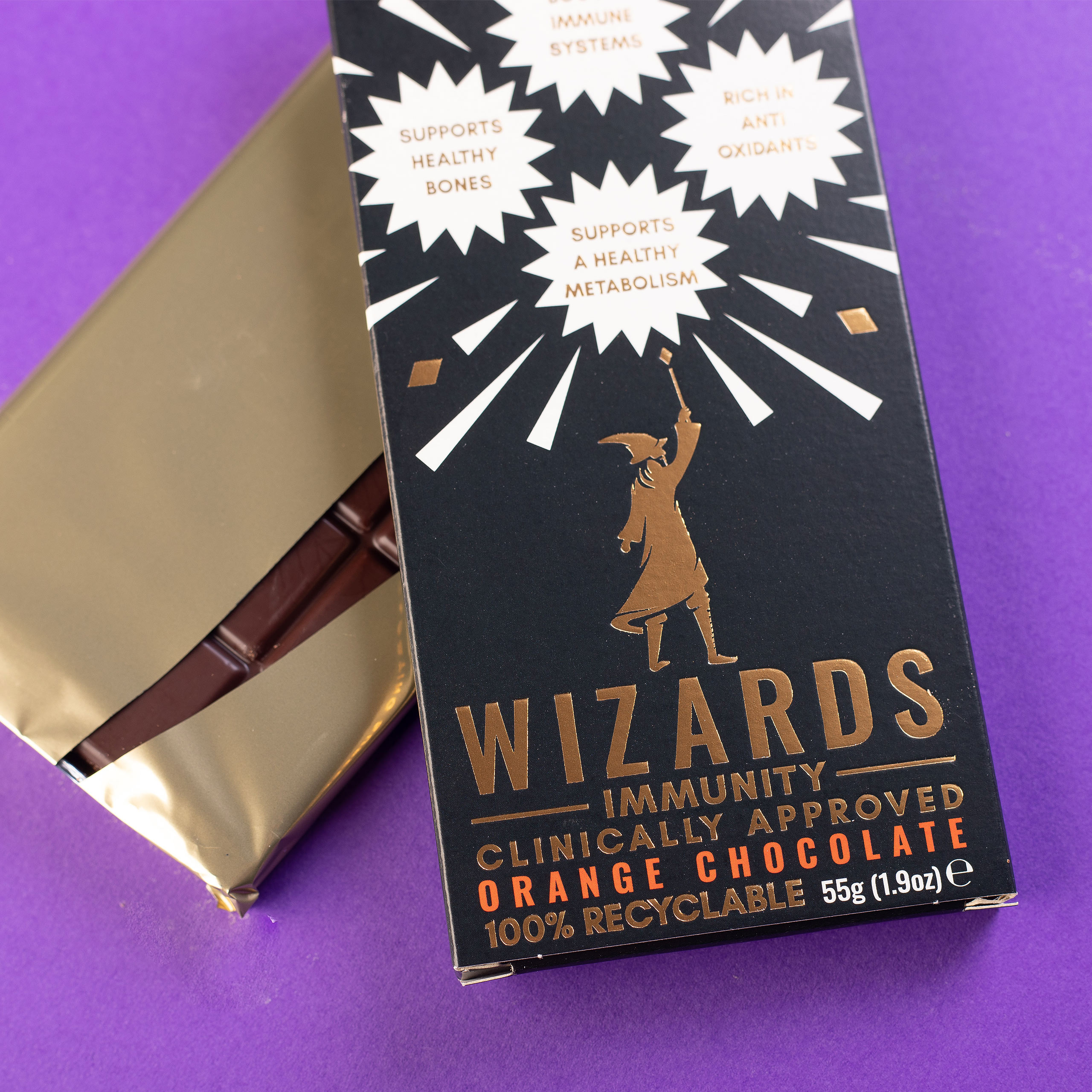 Wizards Magic - Immunity Orangen Schokolade 12 Tafeln