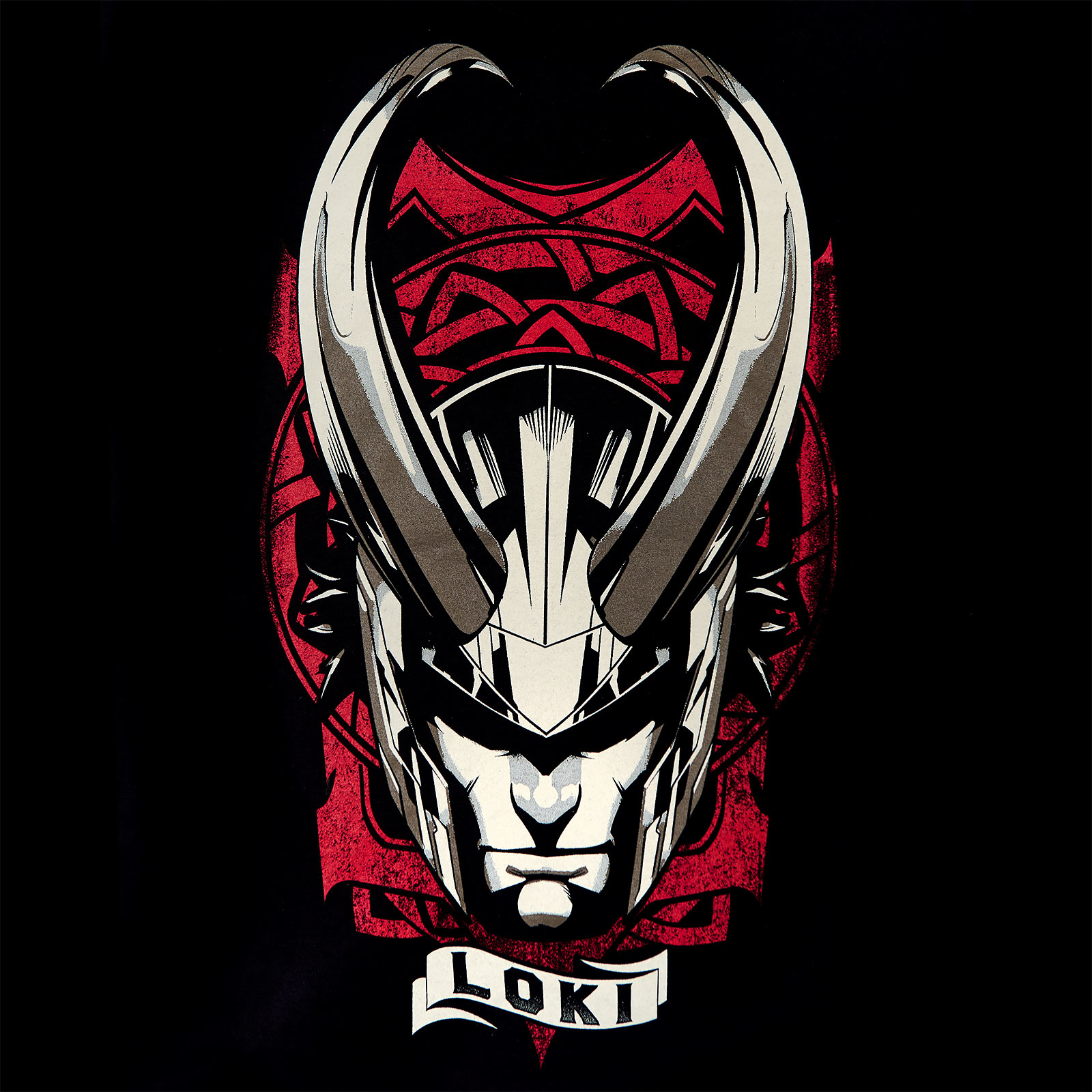 Loki - Horned Helmet T-Shirt schwarz
