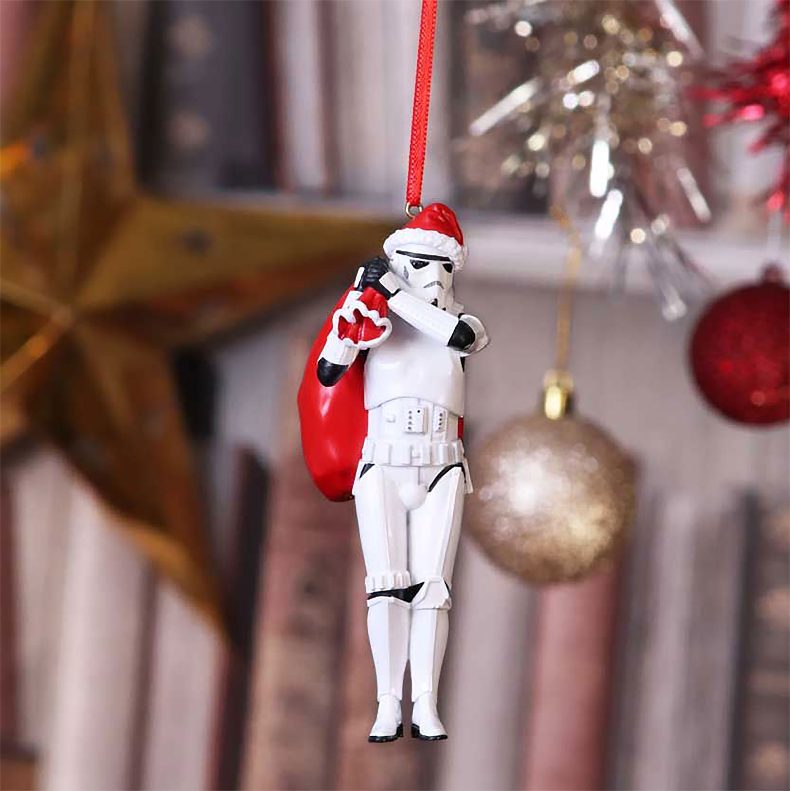 Stormtrooper Santa mit Sack Weihnachtsbaum-Schmuck - Star Wars