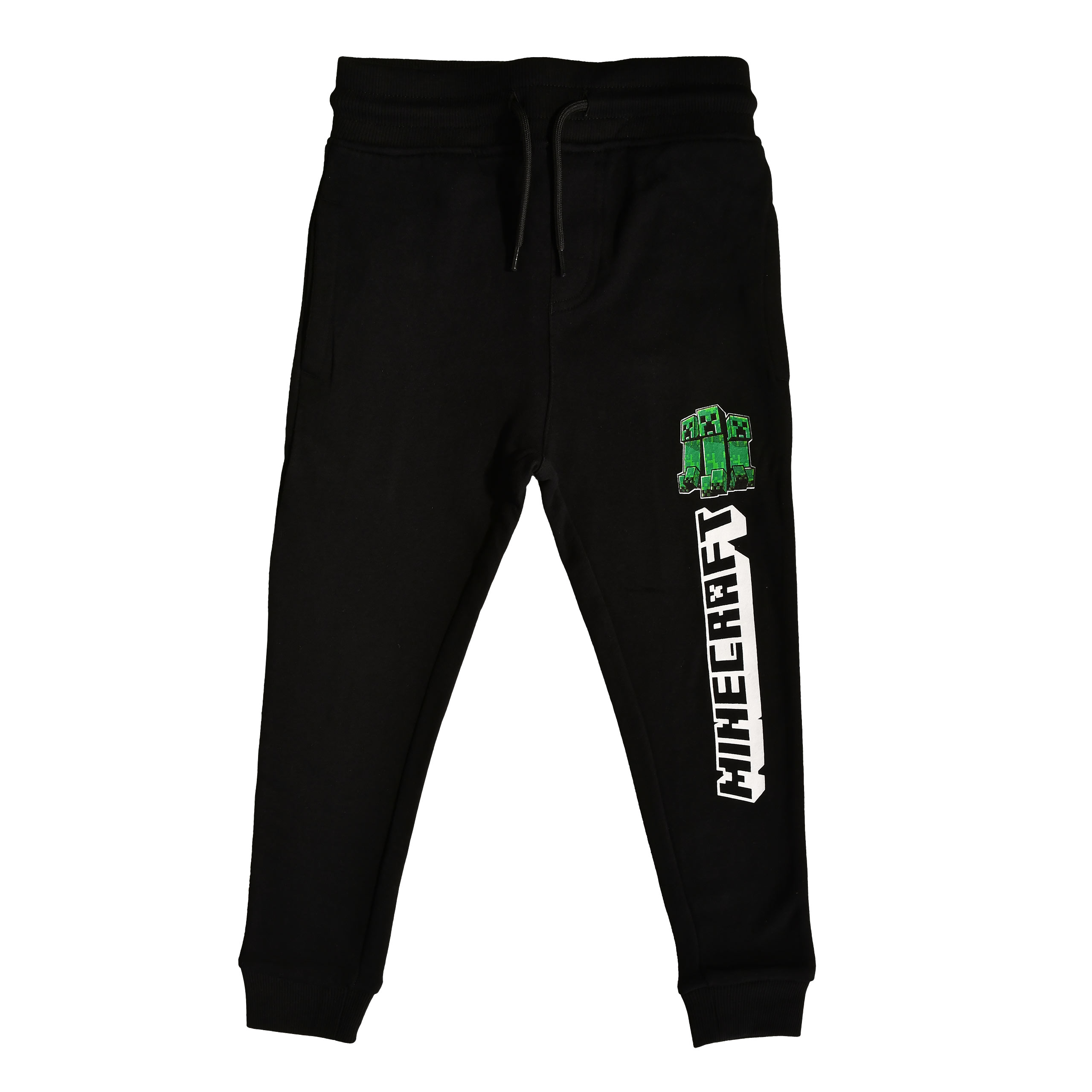 Minecraft - Creeper Sweathose Kinder schwarz