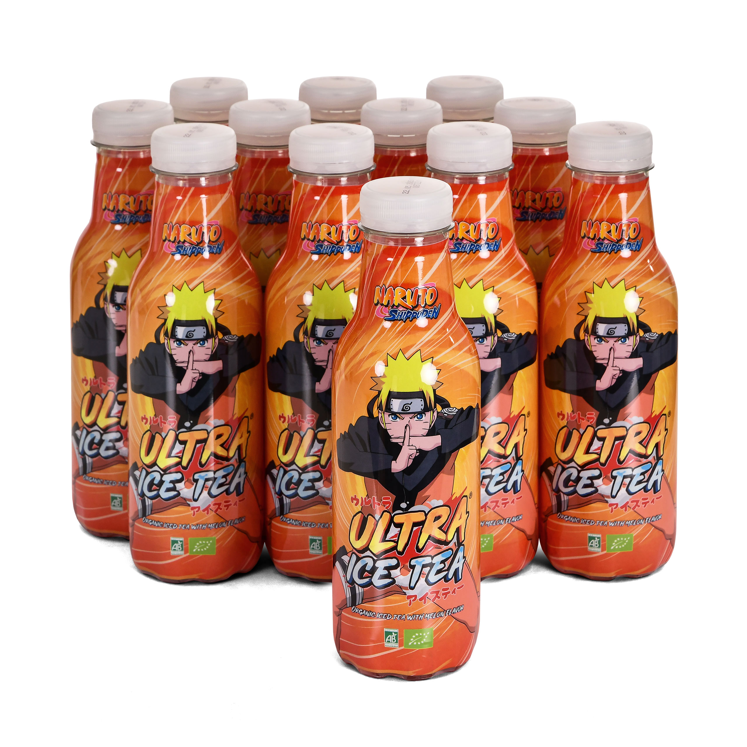 Naruto Shippuden - Ultra Bio Eistee Melone 12er Pack