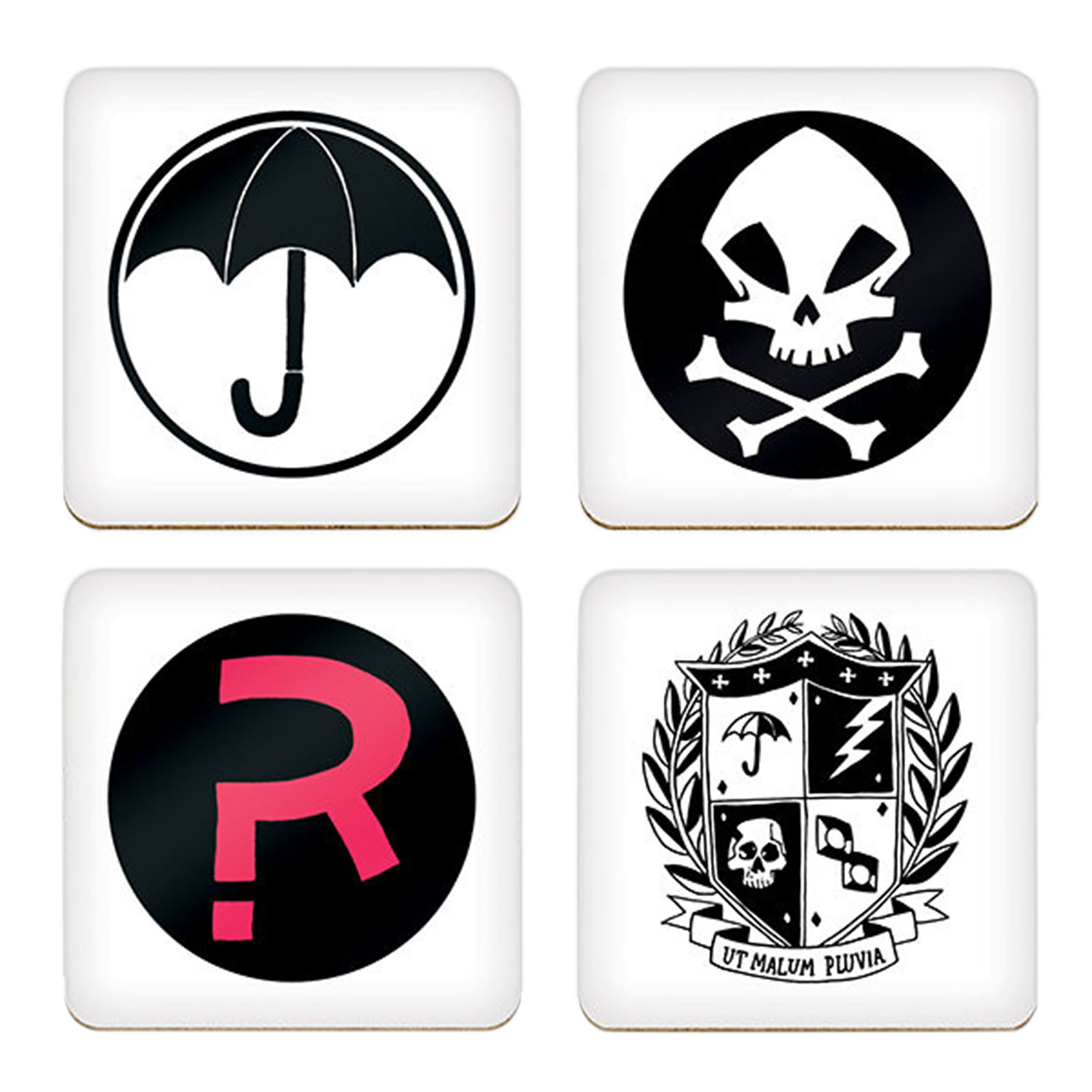 The Umbrella Academy - Symbols Untersetzer 4er Set