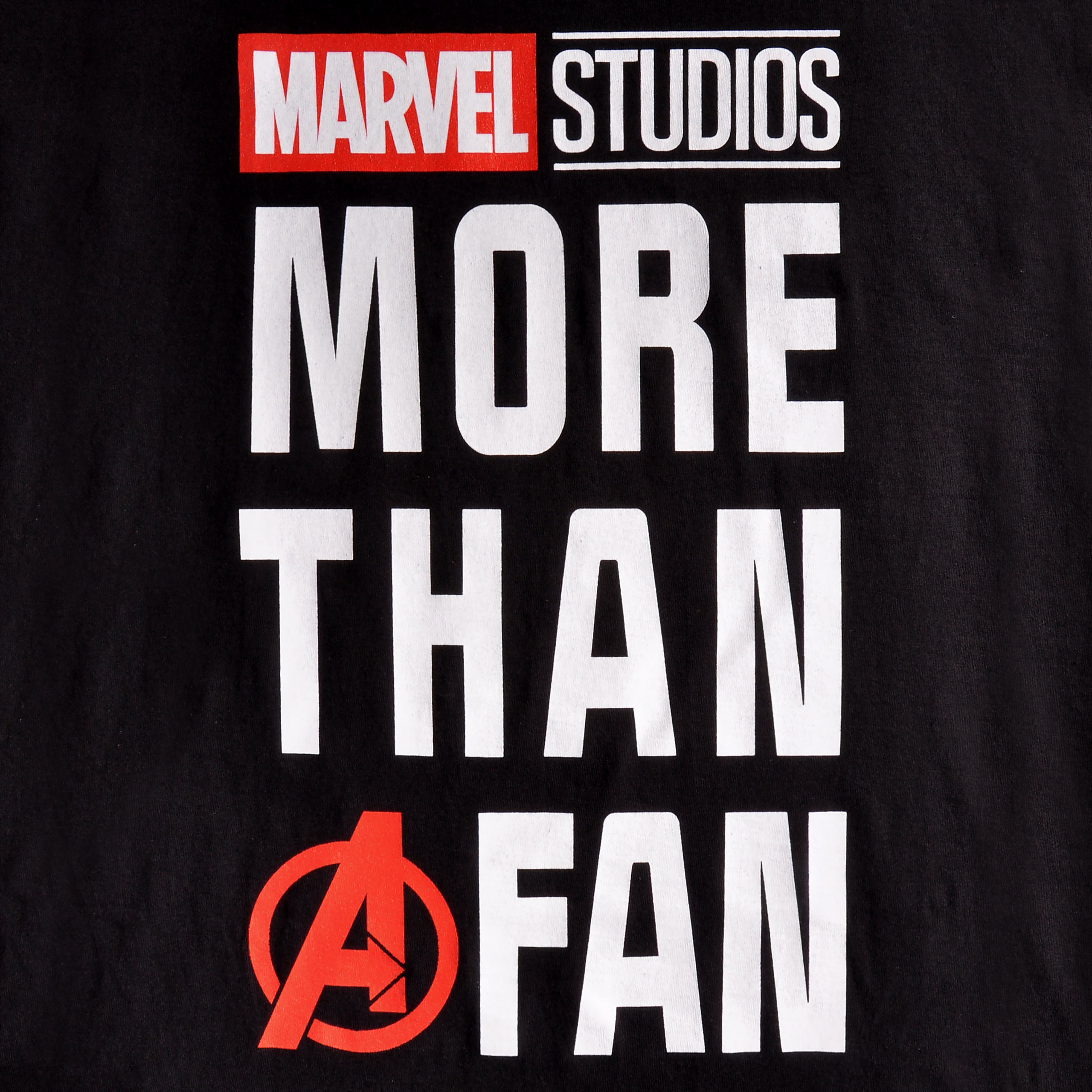 Marvel - More Than A Fan T-Shirt schwarz