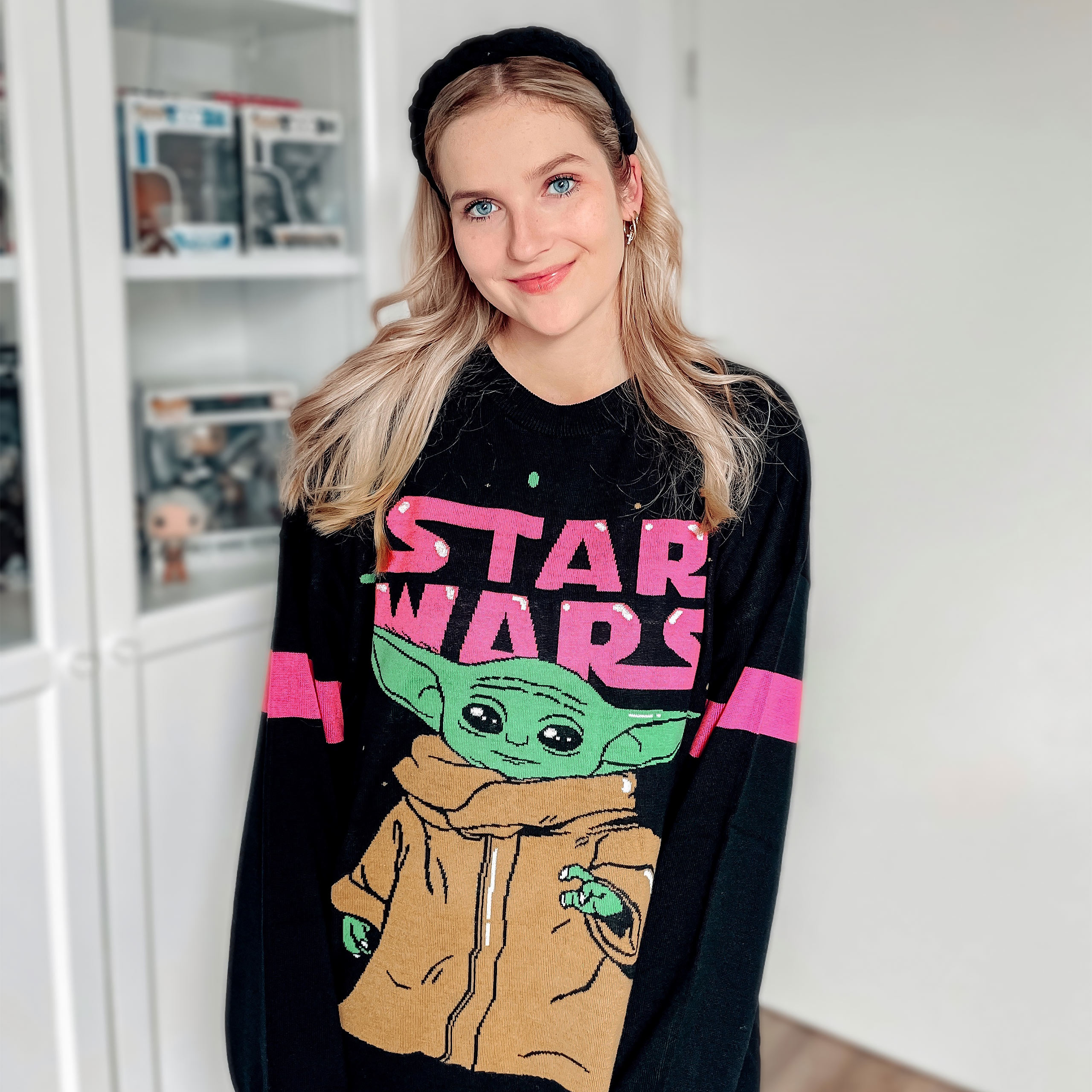 Grogu Oversize Sweater schwarz - Star Wars The Mandalorian
