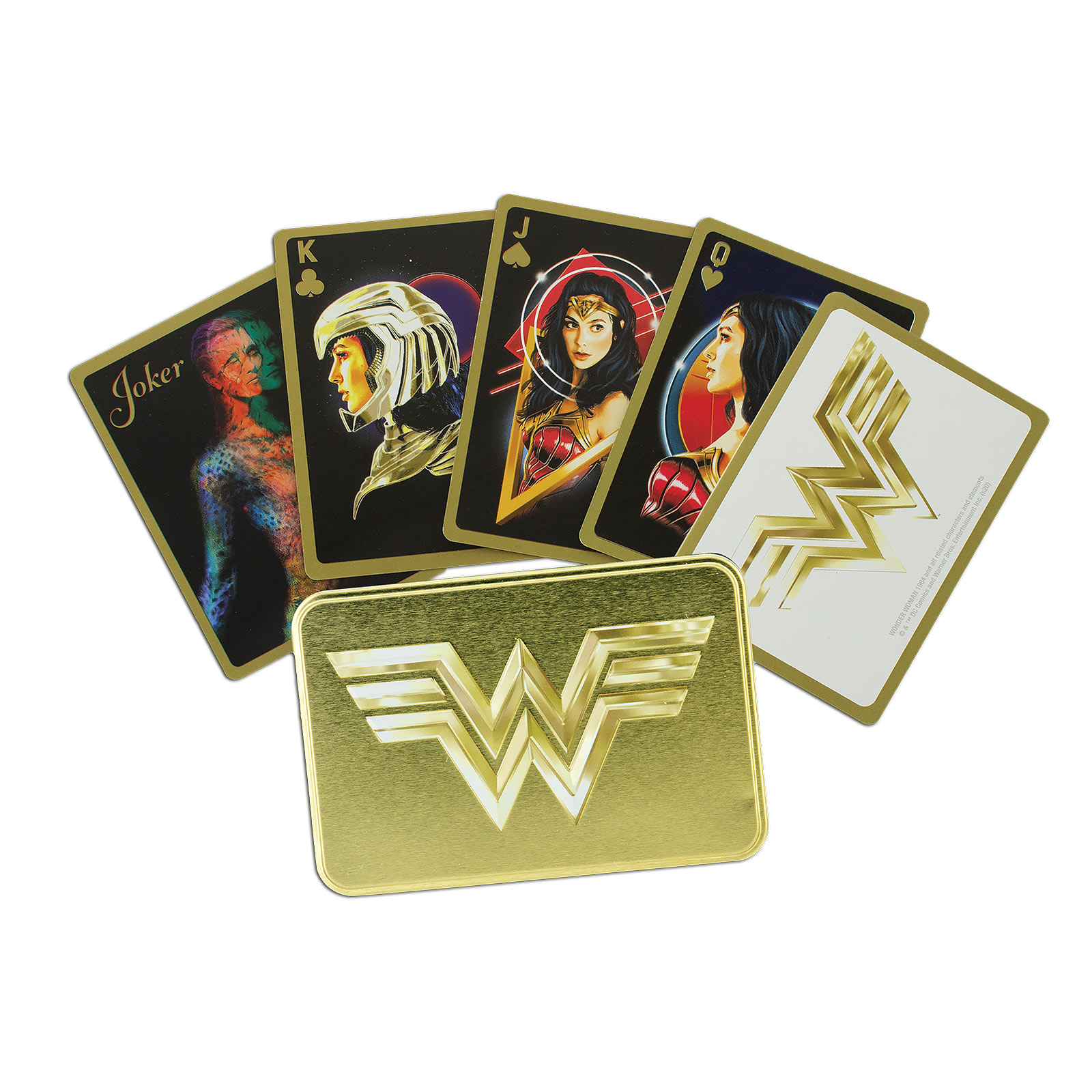 Wonder Woman Spielkarten in Metallbox
