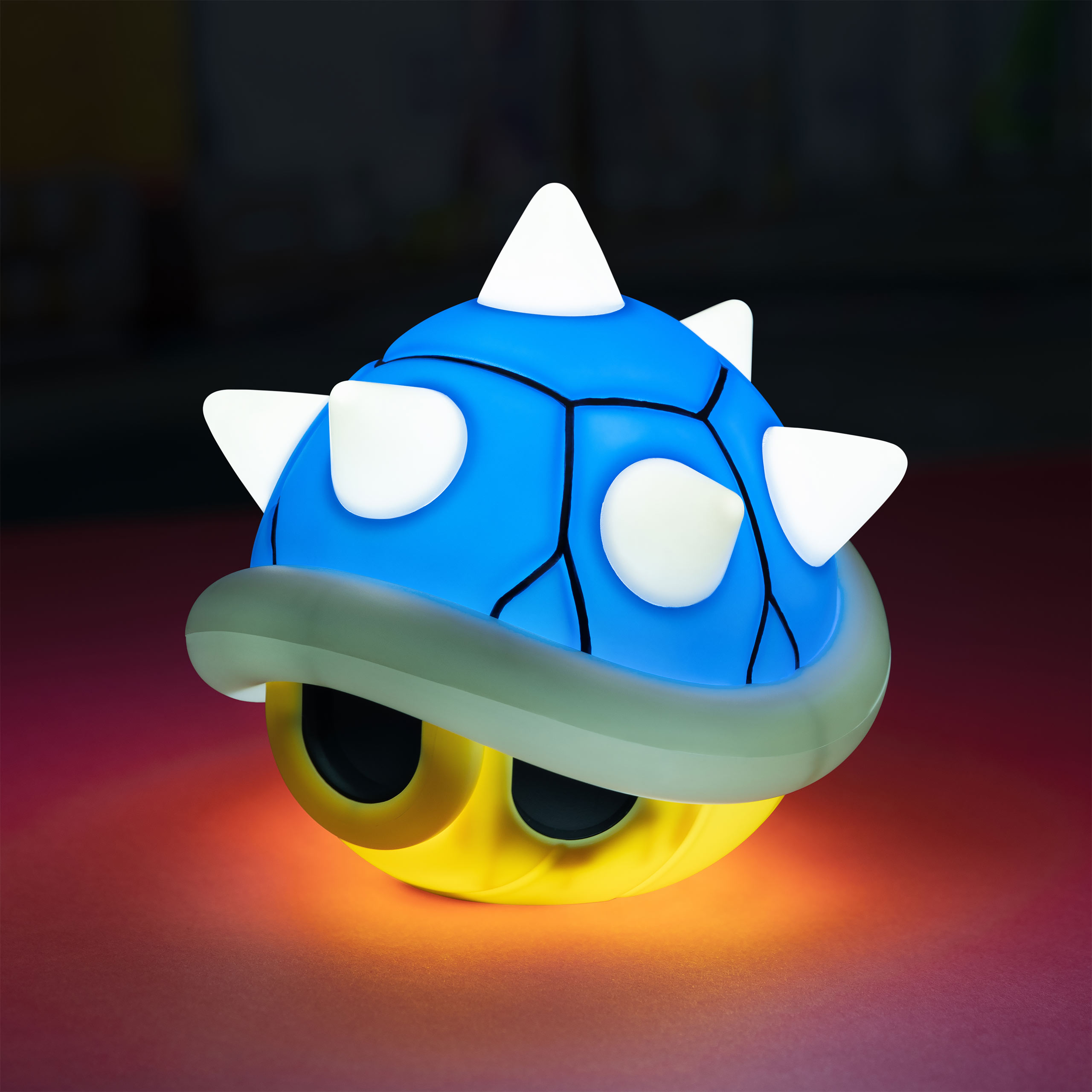 Super Mario - Blauer Panzer Tischlampe mit Sound
