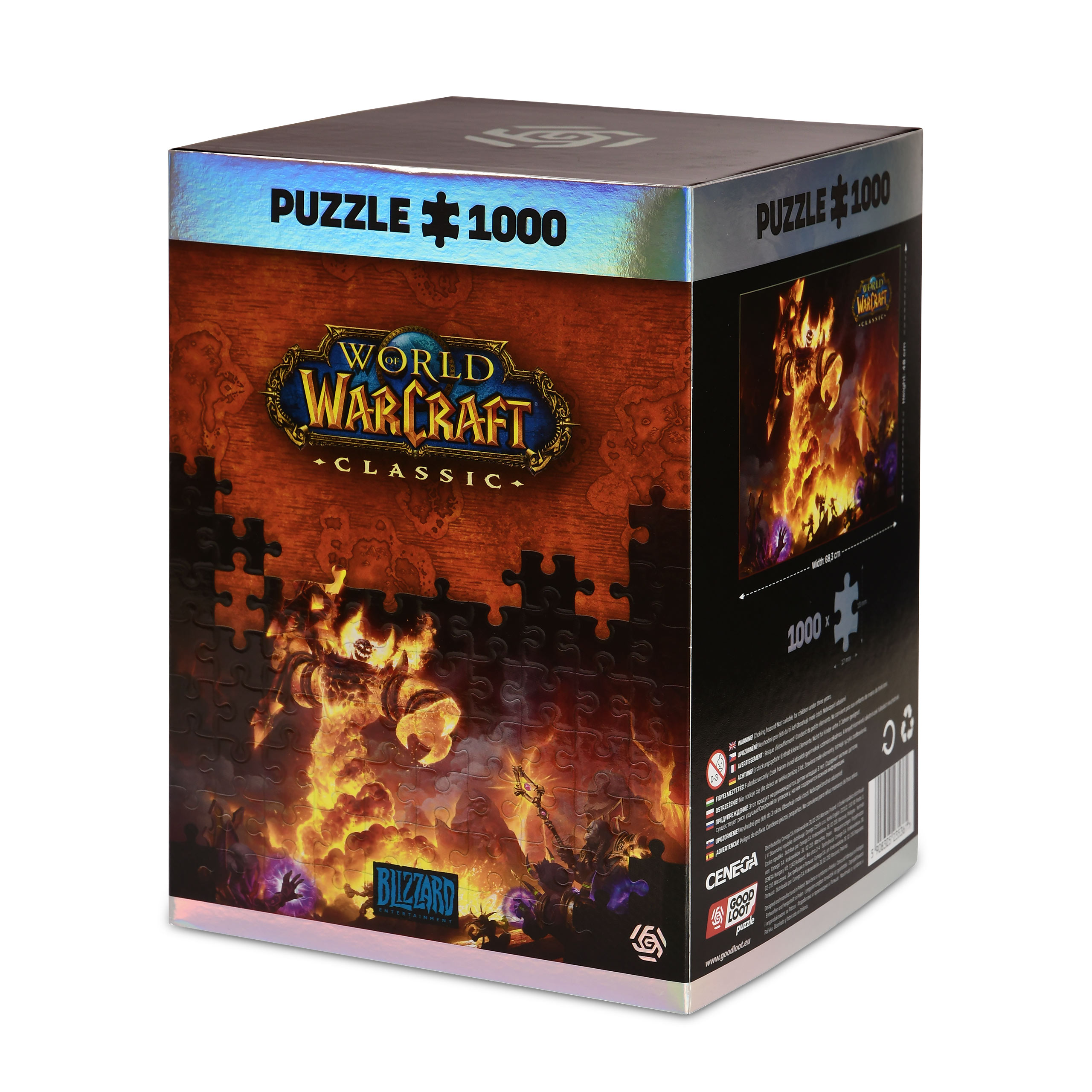 World of Warcraft - Ragnaros Puzzle mit Logo Sportbag