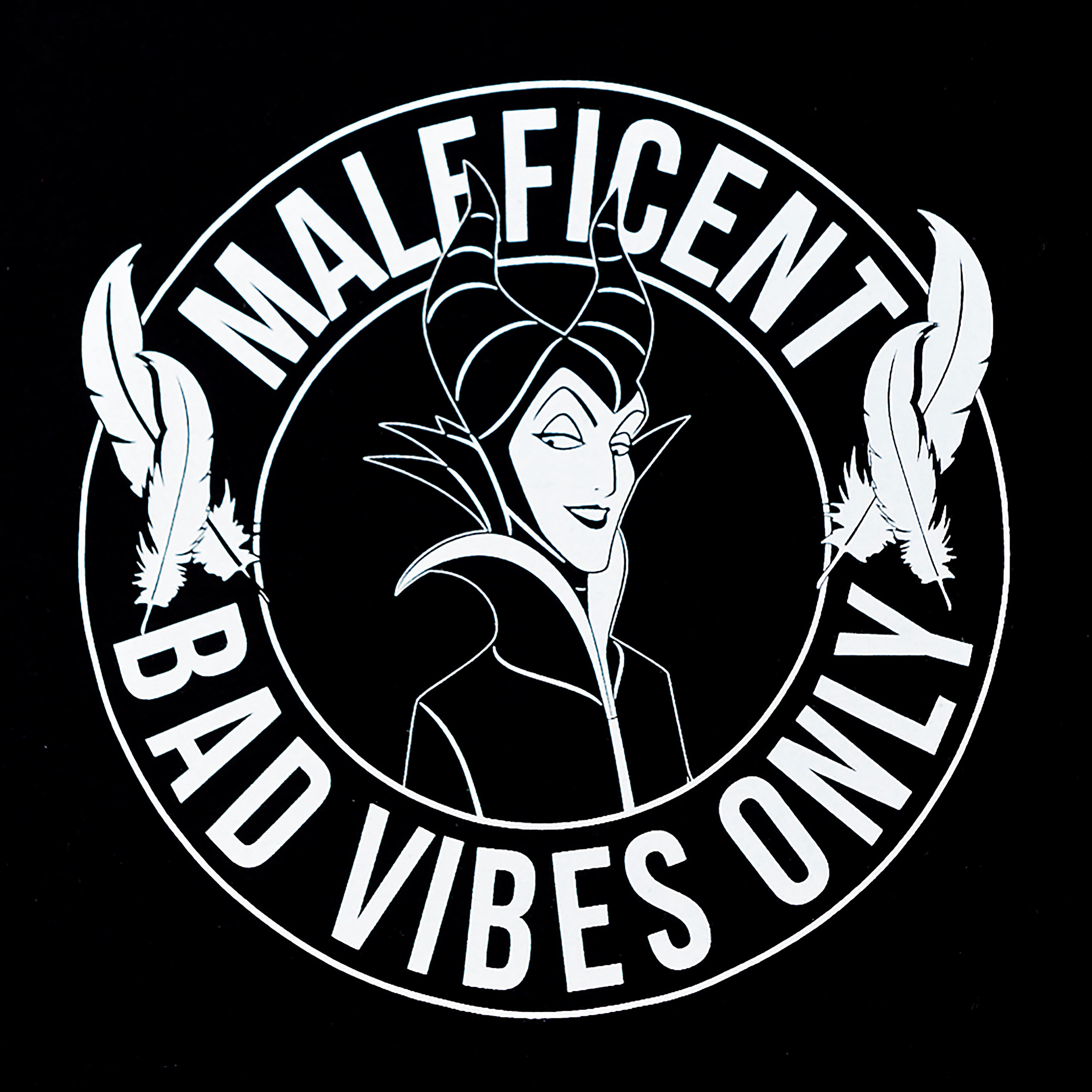 Maleficent - Bad Vibes Only T-Shirt Damen schwarz