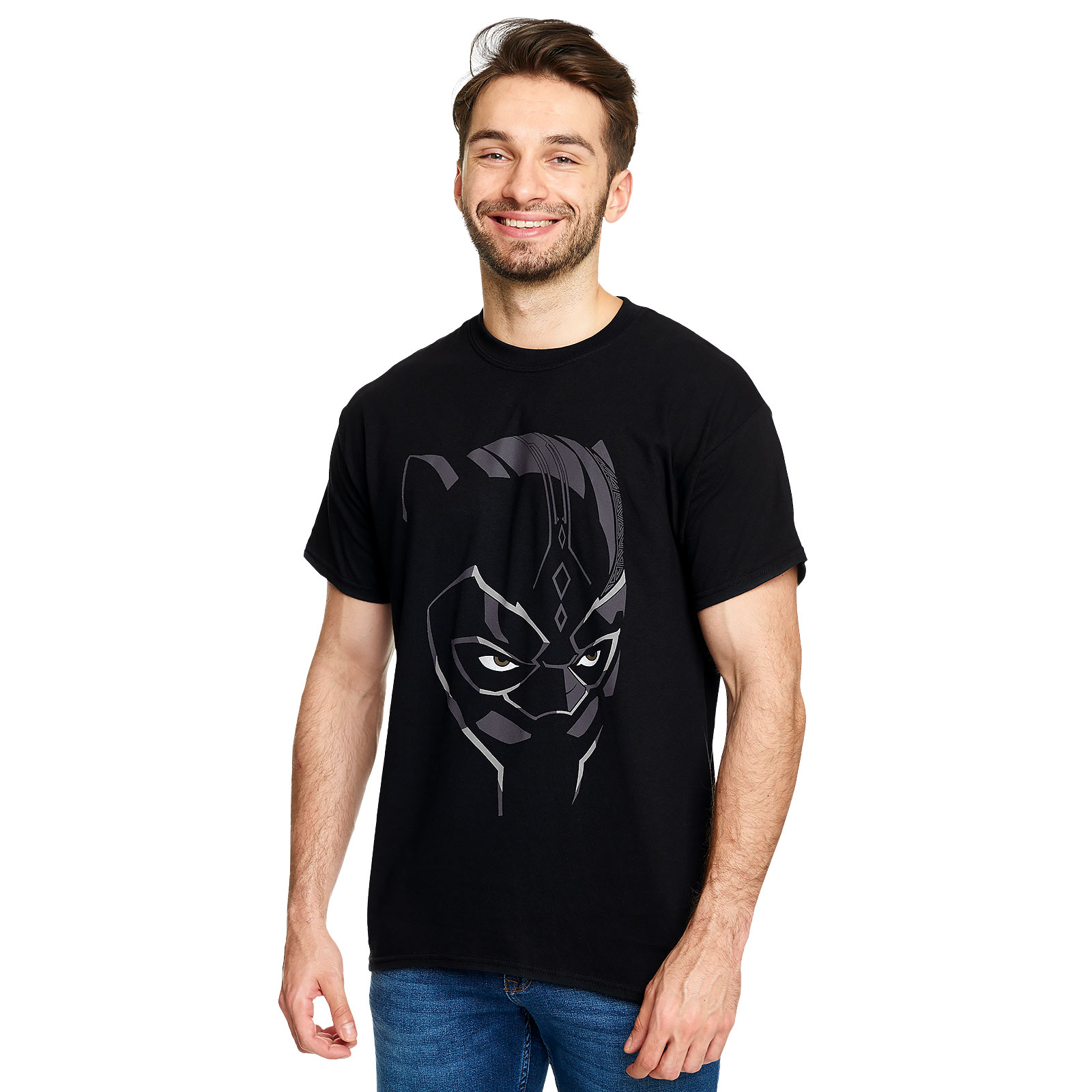 Black Panther - Mask T-Shirt schwarz