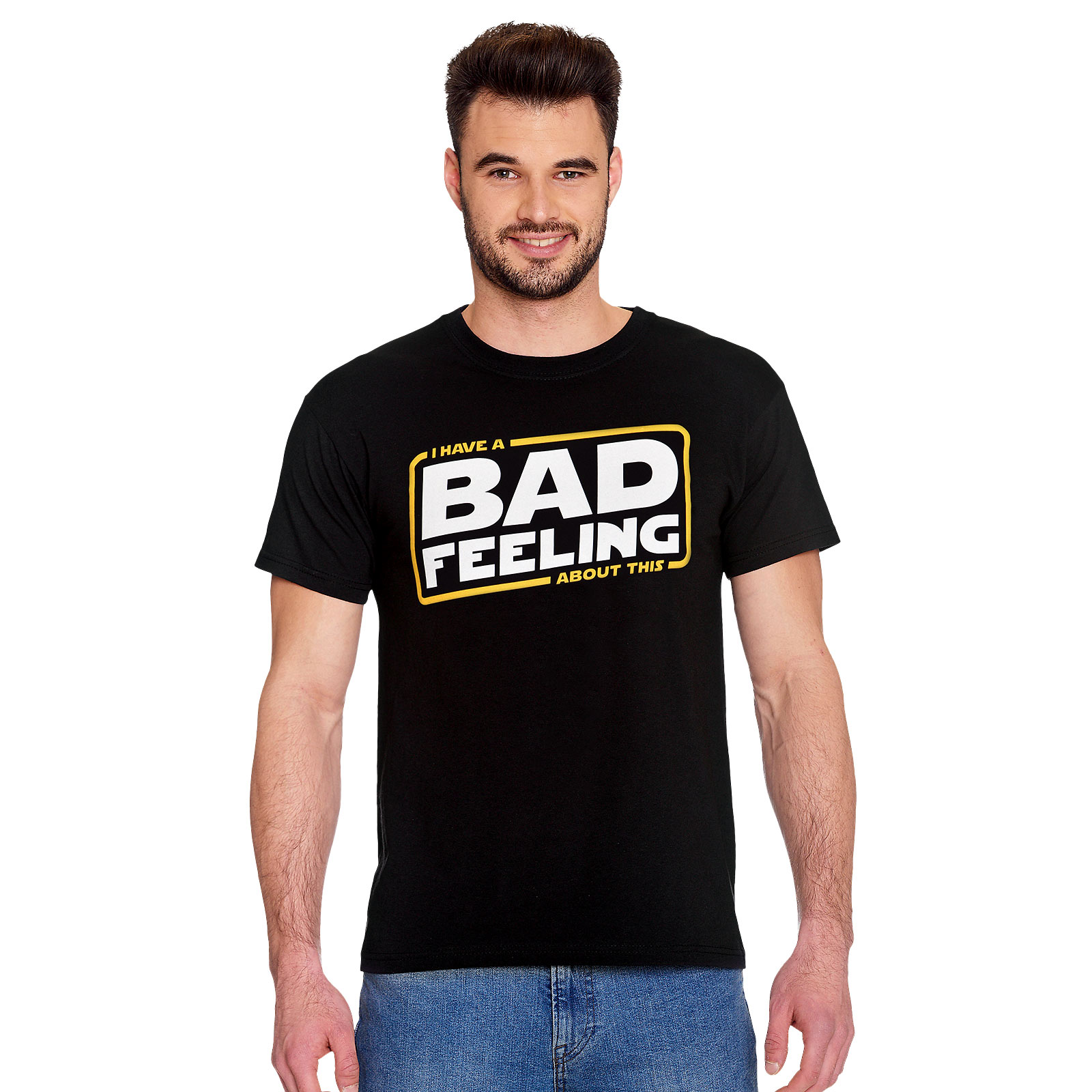 Bad Feeling T-Shirt für Star Wars Fans schwarz