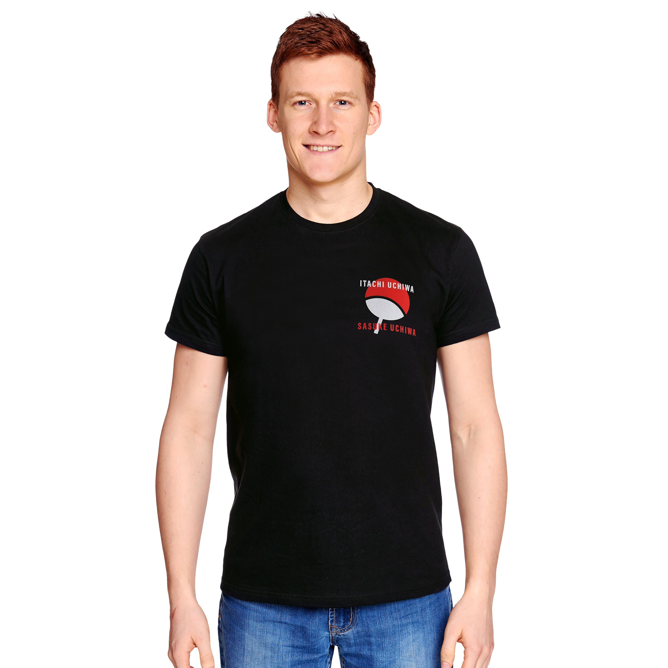 Naruto - Sasuke und Itachi T-Shirt schwarz