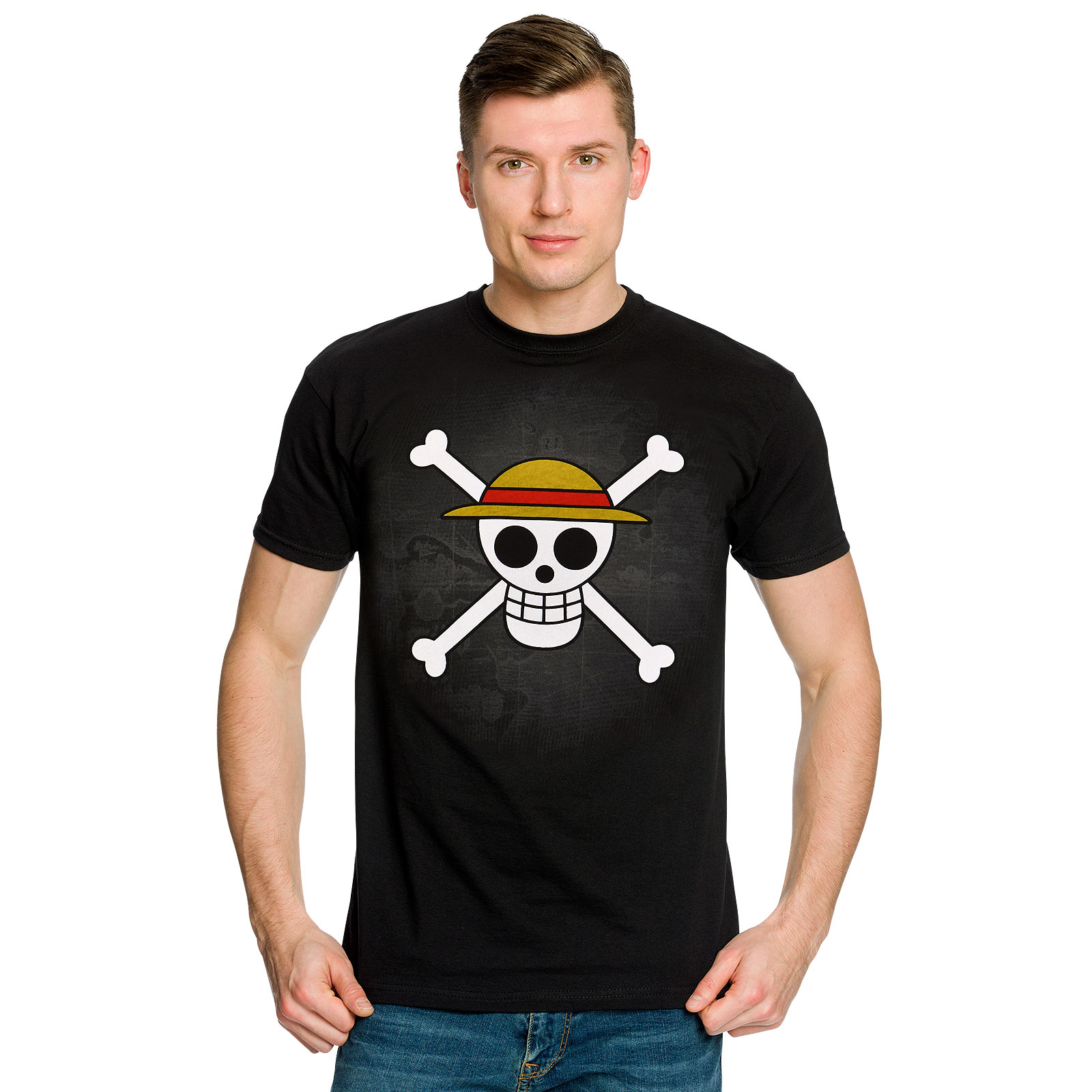 One Piece - Strohhutbande T-Shirt schwarz