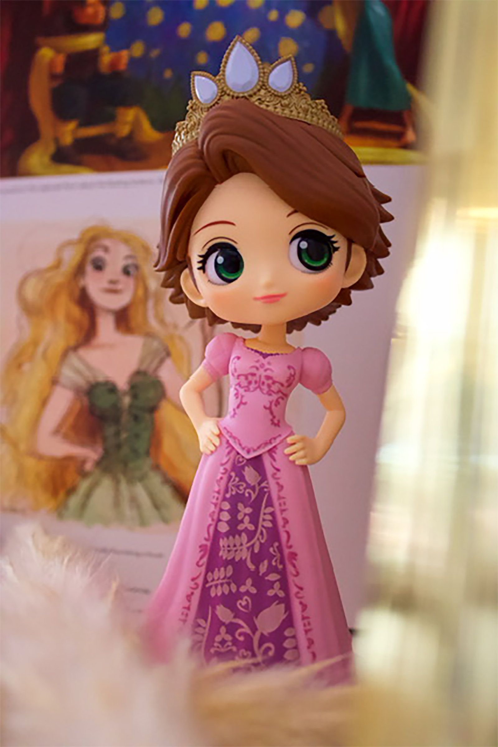 Rapunzel Q Posket Figur Version B
