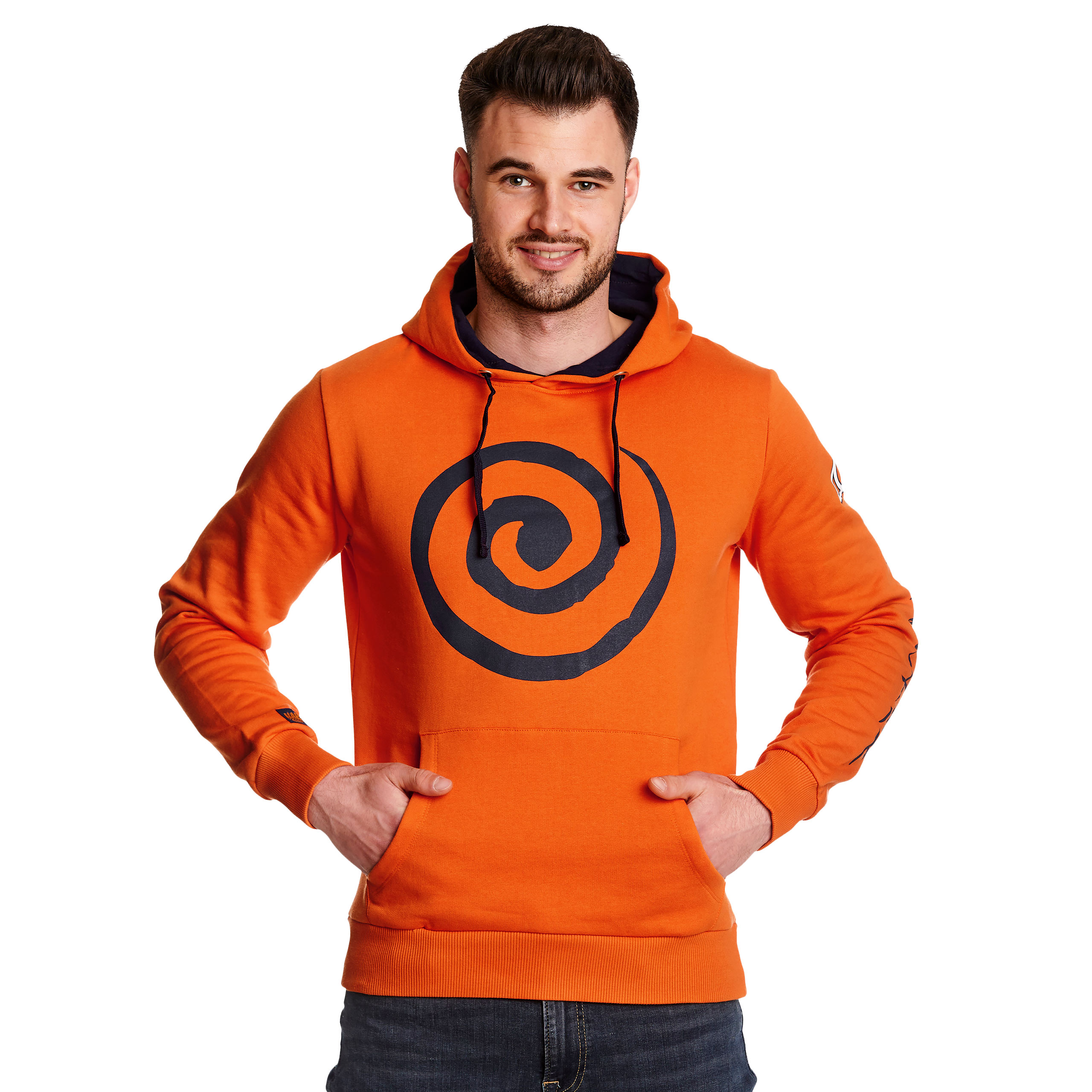 Naruto - Uzumaki Clan Symbol Hoodie orange