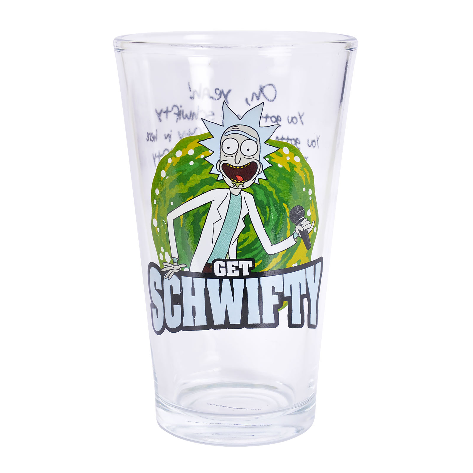 Rick and Morty - Get Schwifty Glas