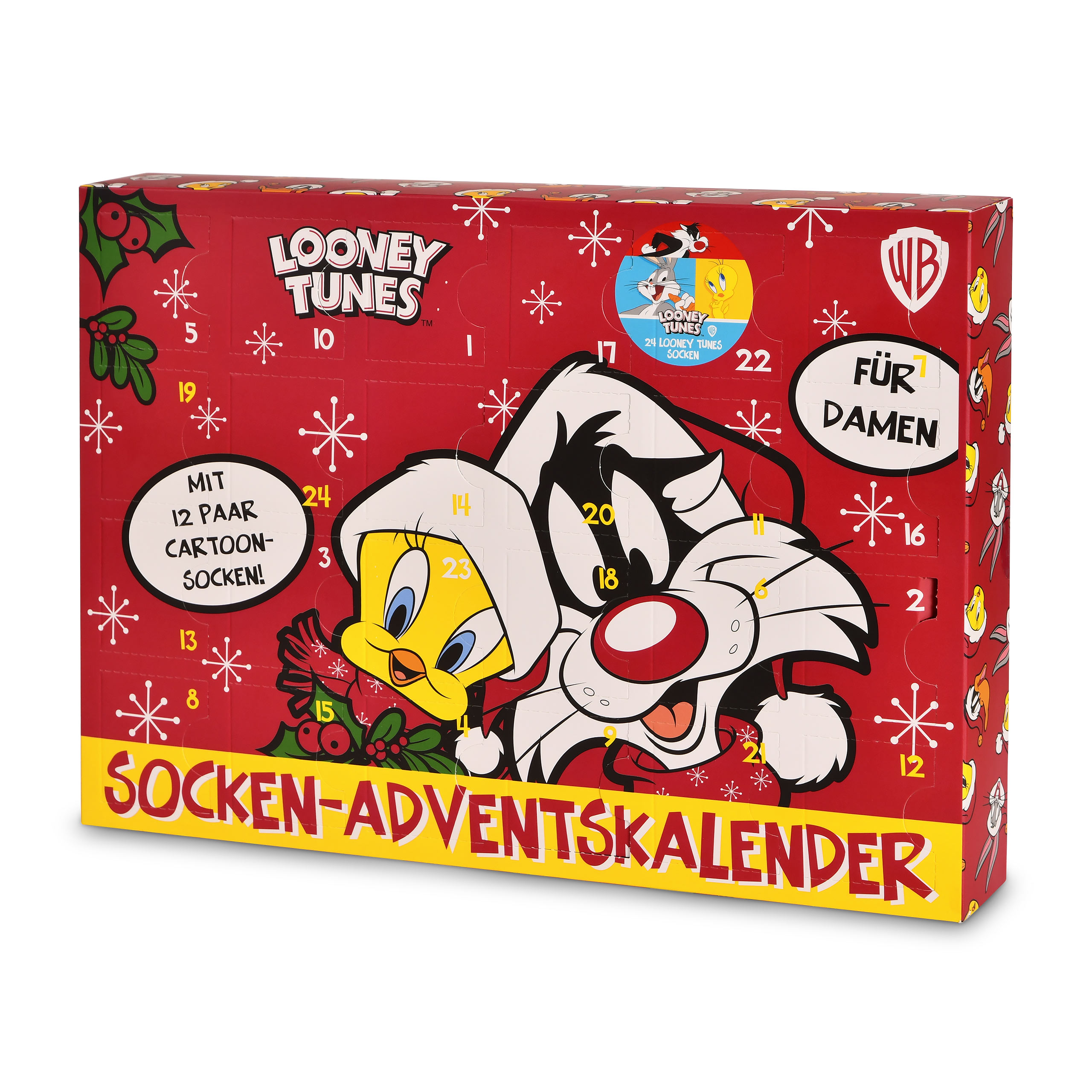 Looney Tunes - Socken Adventskalender 39-42
