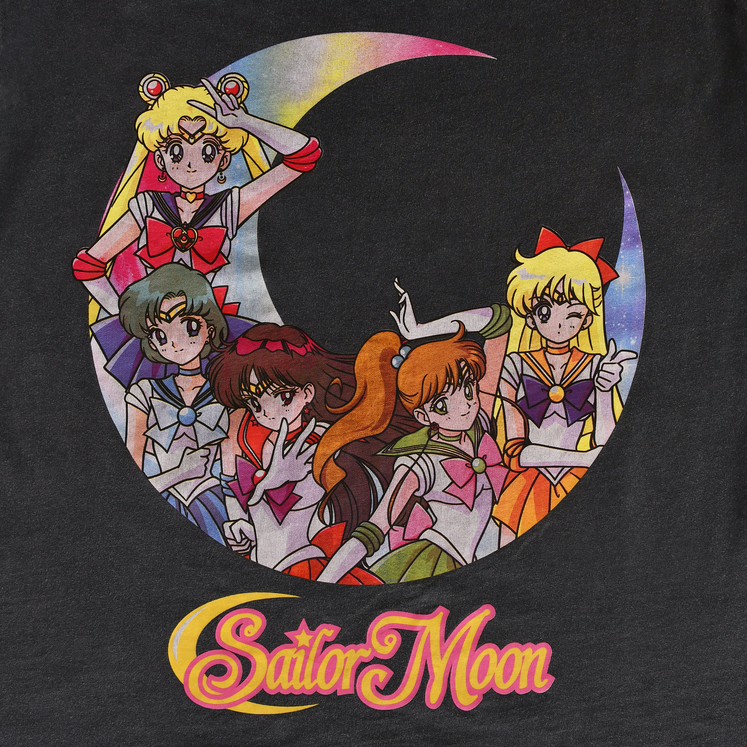Sailor Moon - Sailor-Kriegerinnen T-Shirt Damen grau