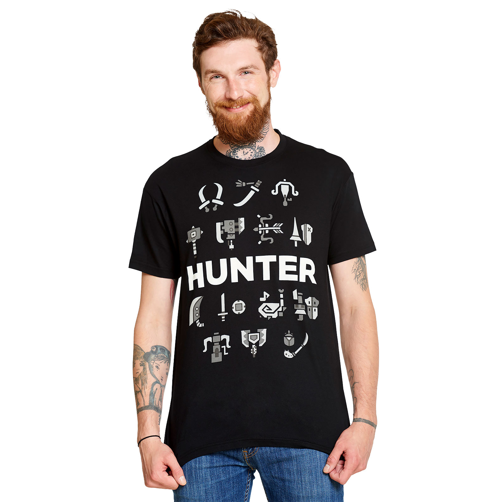 Monster Hunter - Choose Your Weapons T-Shirt schwarz