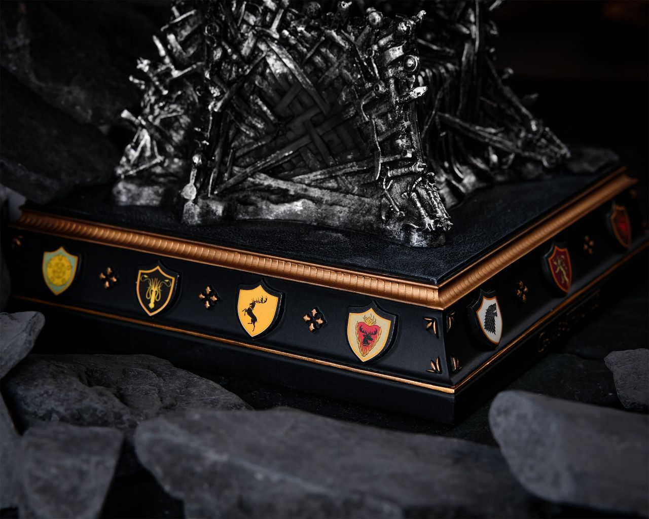 Game of Thrones Eiserner Thron Buchstütze Elbenwald